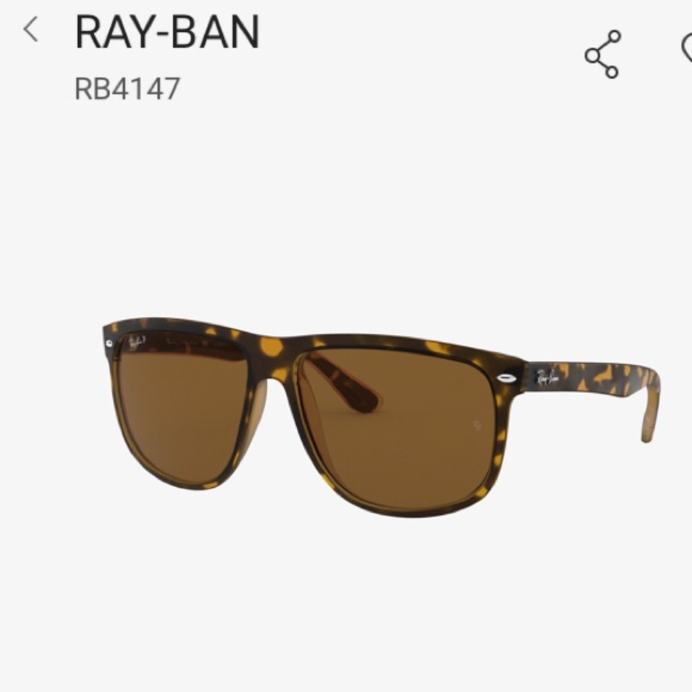 Ray Ban RB4147 Tortoise Over-sized Sunglasses